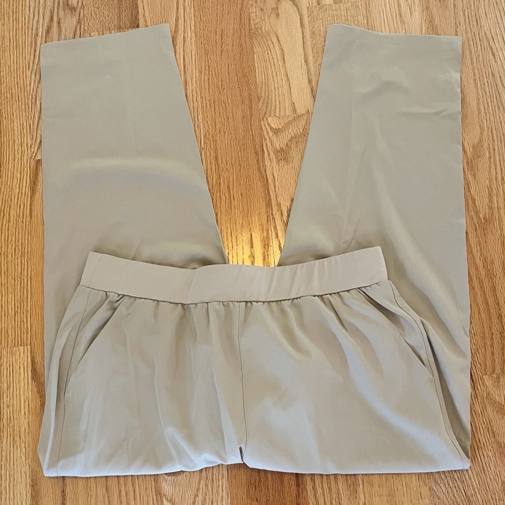 NWT Ksmien High Rise Pants with Elastic Adjustable Waist